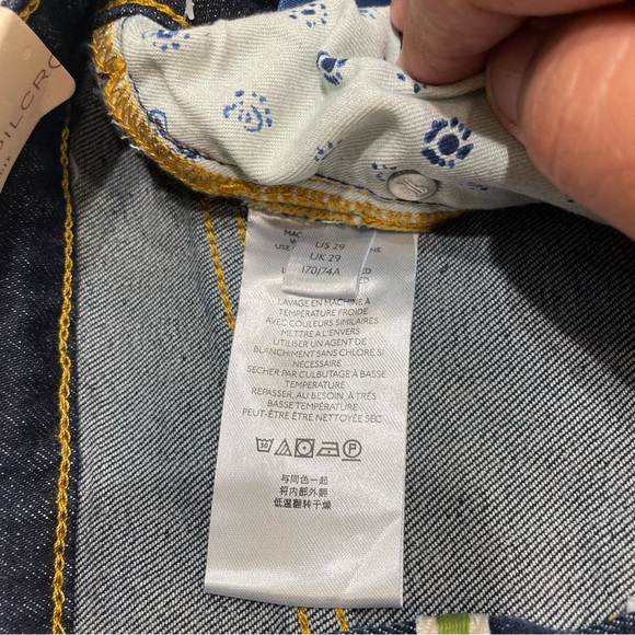 New Anthropologie Pilcro The Split Straight Jeans Sz 29 NWT - Picture 11 of 15